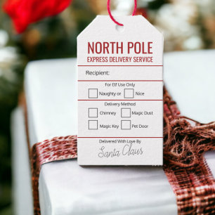 Etiqueta Para Presente Natal personalizado da entrega expressa do Pólo