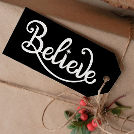 Etiqueta Para Presente Natal personalizado minimalista com Na moda modern