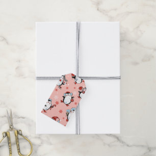 Etiqueta Para Presente Natal - Pinguins bonitos
