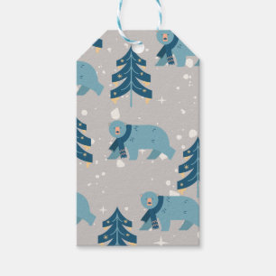 ETIQUETA PARA PRESENTE NATAL POLAR CUTÂNEO