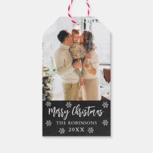 Etiqueta Para Presente Natal Rustic Snowflake