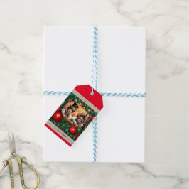 Etiqueta Para Presente Natal Steampunk Dois Corações