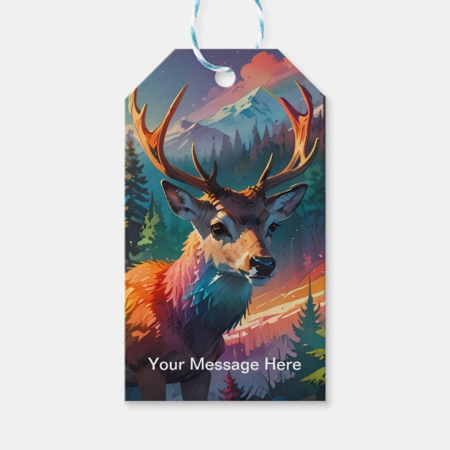 Etiqueta Para Presente Natal Winter Wonderland Holiday Season (Frente)