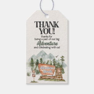 Etiqueta Para Presente National Park Adventure Aguarda Favor Obrigado