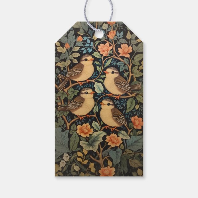 Etiqueta Para Presente Natureza De Quatro Bebês Cons Inspirada (Frente)