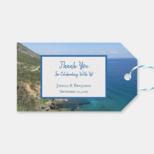 Etiqueta Para Presente Natureza Fotografia Mar Mediterrâneo Casamento