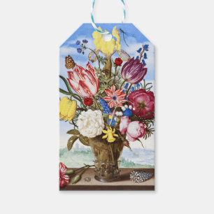 Etiqueta Para Presente Natureza-morta floral da Idade de Ouro Holandesa v