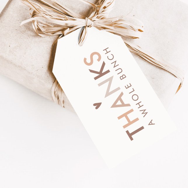 Etiqueta Para Presente Neutro Sexo Moderno Neutro Muito Obrigado (Criador carregado)