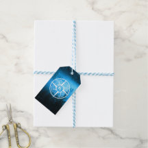 Névoa emblem monograma em estrela de pântano