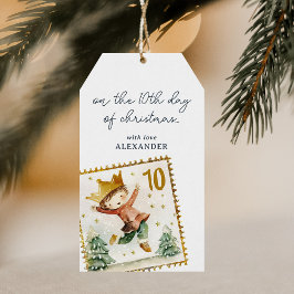 Etiqueta Para Presente No décimo dia do Natal