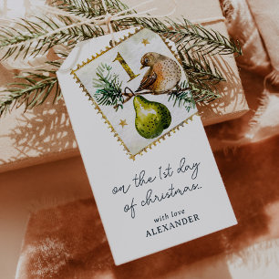 Etiqueta Para Presente No Primeiro Dia do Natal