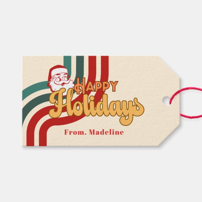 Etiqueta Para Presente Noel Noel travesso (Frente (horizontal))