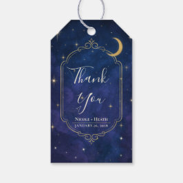 Etiqueta Para Presente Noite Entre as Estrelas Céu Celestial Casamento