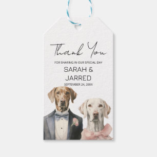 Etiqueta Para Presente Noiva e Noivo Caninos Casamento