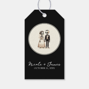 Etiqueta Para Presente Noiva Esqueleto Cartoon + Noivo Casamento Capricho