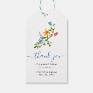 Etiqueta Para Presente Noiva no obrigado Floral Floral de Chá de panela