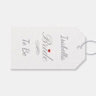 Etiqueta Para Presente Noiva Personalizada Para Ser, Nome Personalizado F