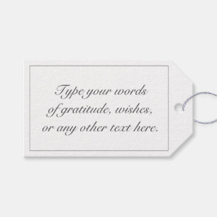 Etiqueta Para Presente Noivado Negro Mínimo Moderno