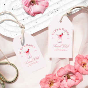 Etiqueta Para Presente Noivas e Bebês Coquette Cherries Despedida de Solt