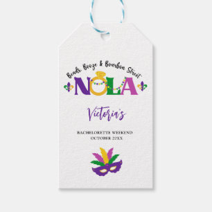 ETIQUETA PARA PRESENTE NOLA BACHELORETTE FIM DE SEMANA