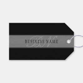 Etiqueta Para Presente Nome comercial/outro texto de script editável eleg