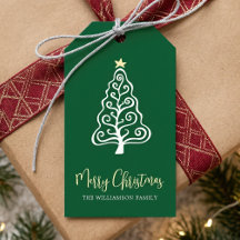 Nome da Árvore de Natal Alegre Verde Caprichoso