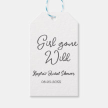 Nome data do chá de noiva girl gone wild simples m