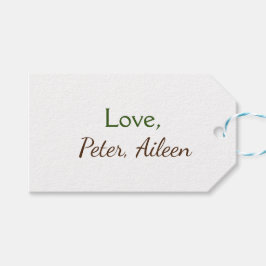 Etiqueta Para Presente nome de adição de amor simples texto editável míni