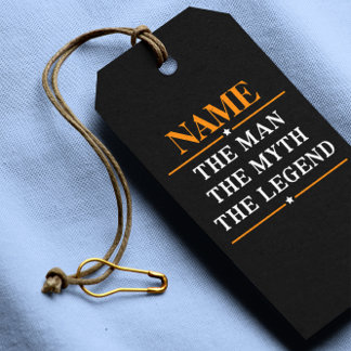 Etiqueta Para Presente Nome Personalizado O Homem O Mito A Legenda