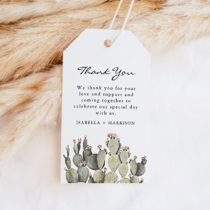Etiqueta Para Presente Norah - Coloração d'água de Pear Cactus, Boêmi