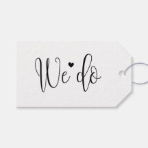 Nós nos casamos. Agradecimento de casamento em let
