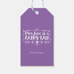 Etiqueta Para Presente NOSSO AMOR É UM CONTOS DE FADAS Favor de casamento