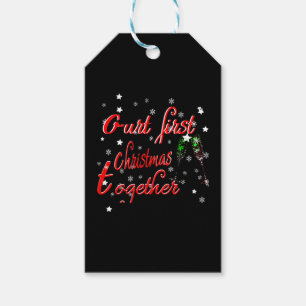 Etiqueta Para Presente Nosso Primeiro Natal Juntos Feliz Natal
