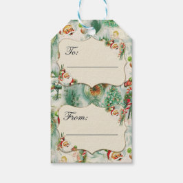 Etiqueta Para Presente Nostalgic Kitschmas