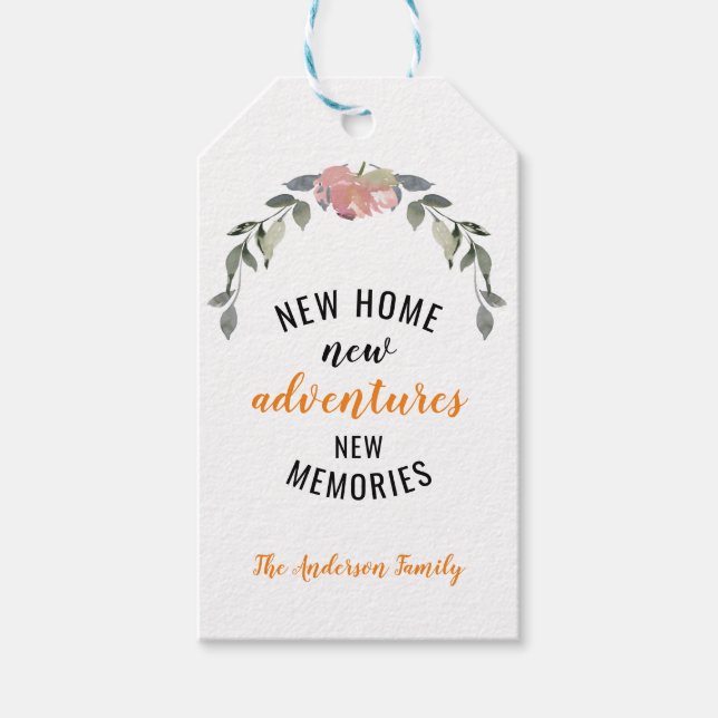 Etiqueta Para Presente Nova Aventura Nova Memória Novo Aquecimento (Frente)