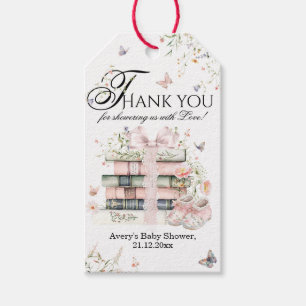 Etiqueta Para Presente Novo capítulo Começa Livro de Flores Selvagens Chá