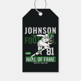 Etiqueta Para Presente NÚMERO DE NÚMERO DA Equipe DE Futebol Personalizad