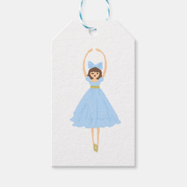 Etiqueta Para Presente Nutcracker Ballerina Illustration Design Classic