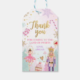 Etiqueta Para Presente Nutcracker Land of Sweets Girl Favor Obrigado