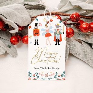 Etiqueta Para Presente Nutcracker Moderno Natal Feriado