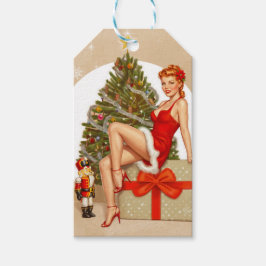 Etiqueta Para Presente Nutcracker Sweet Retro Pinup Christmas Gift Tags