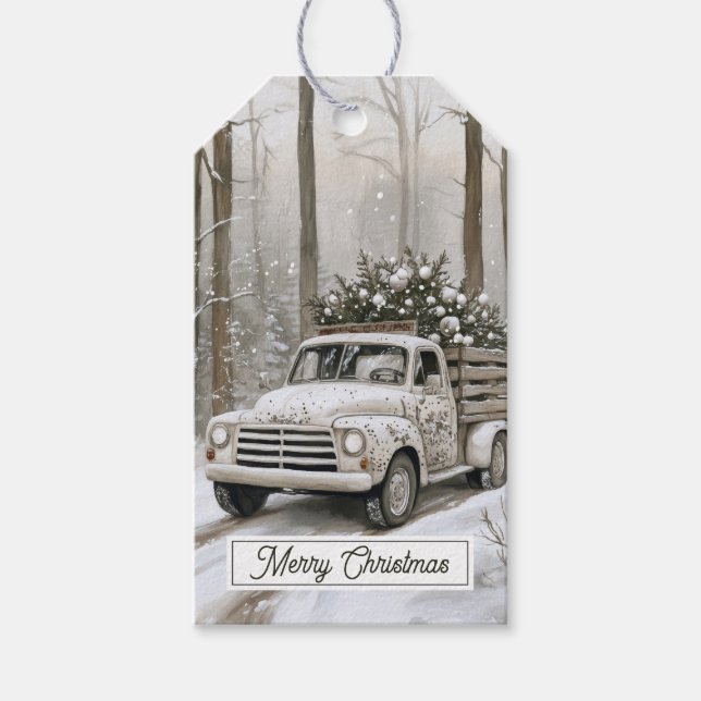 Etiqueta Para Presente Nutcracker Toy Soldier Christmas (Frente)