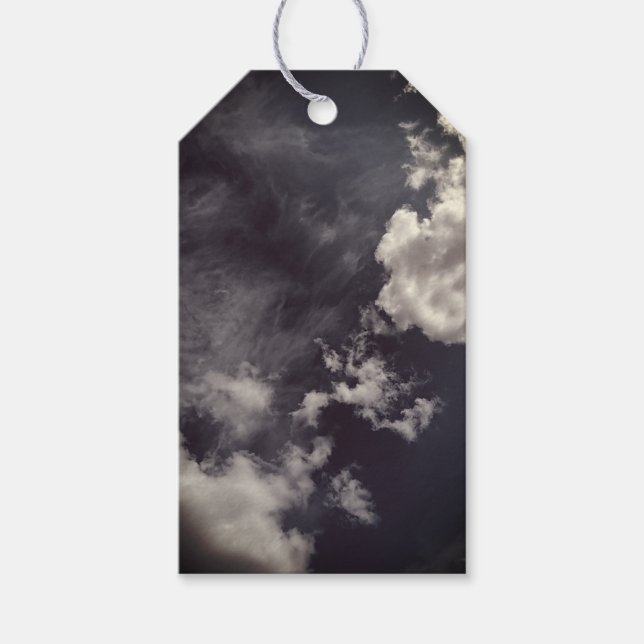 Etiqueta Para Presente Nuvens de metal (Frente)