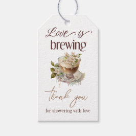 Etiqueta Para Presente O Amor Boho está Fermentando Brunch de Chá de Pane