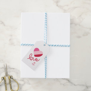 Etiqueta Para Presente O amor é Doce, Corações, Casamento, Chá de Noiva,