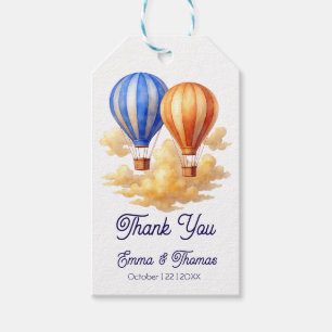 Etiqueta Para Presente O amor está no Viagem do Air Hot Air Balloon