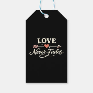 Etiqueta Para Presente O Amor Nunca Desvanece Par de Camisetas Combinando