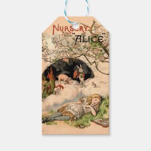 Etiqueta Para Presente O Berçário Alice 1890 Capa do Mundo das Maravilhas