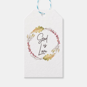 Etiqueta Para Presente O deus é amor - espiritual e religioso