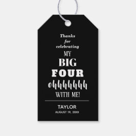 Etiqueta Para Presente O grande favor do partido aniversário de 40 anos